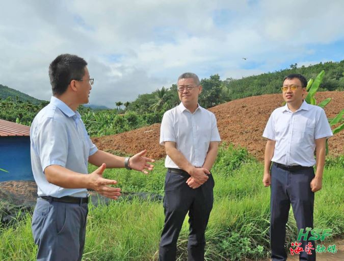 艾轶伦在立才农场公司垦区耕地“非粮化”“非农化”专项整改复耕地块调研。